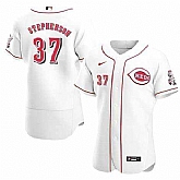 Cincinnati Reds #37 Tyler Stephenson White Stitched MLB Flexbase Nike Jersey,baseball caps,new era cap wholesale,wholesale hats